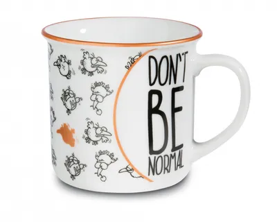 Produktbild von NICI 45021 - Tasse, Dont be normal, Porzellan, 400ml