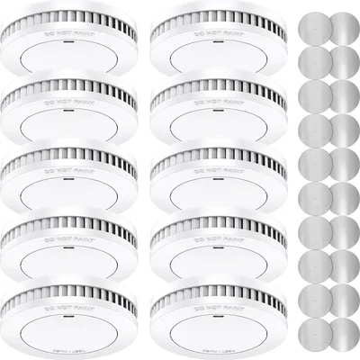 Produktbild von Rauchmelder 10er Set Magnethalterung Rheinland- 10 Jahre Akku