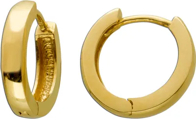 Produktbild von Creolen 13mm Gelbgold 585 14 Karat Hoops Ohrringe