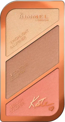 Produktbild von Rimmel Sculpting Palette, normale Haut, Coral, Palette, Gepresstes Puder, 20 g, Frauen