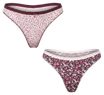 Produktbild von Janira 2er-Pack Damen-Baumwoll-Tangas Coquettes 1030787