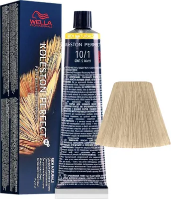 Produktbild von Wella Koleston Perfect ME+ Rich Natural, Blond, 10/1, Unisex, 60 ml, Alle Haare, Glanz