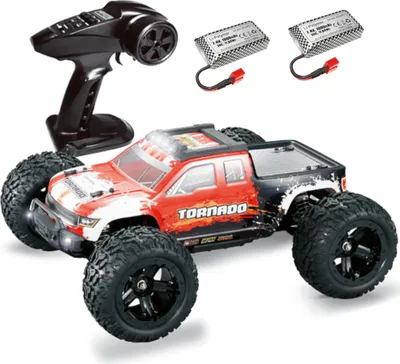 Produktbild von HBX HAIBOXING 2996A RTR Bürstenloses 1/10 2,4 G 4WD RC-Auto 45 km/h LED-Licht Vollproportionaler Offroad Crawler Monster RC-Truck Fahrzeuge mit 2 Batterien
