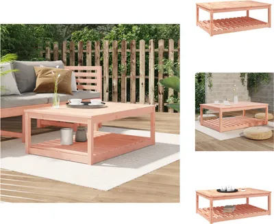 Image de vidaXL Table de jardin 121x82,5x45 cm Bois massif Douglas - Tables de jardin