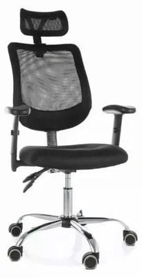 Produktbild von Schwarzer Bürostuhl FLEXISEAT Q-118RC