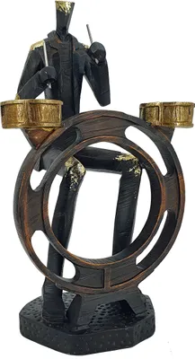 Produktbild von abc HOME | Dekofigur Schlagzeuger | 38 cm H