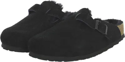 Produktbild von Birkenstock Pantoletten BOSTON VL Herren Rauleder Schwarz Größe: 41