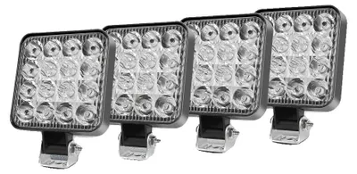 Zdjęcie produktu dla Listwa oświetleniowa, superjasne diody LED, wodoodporna konstrukcja, 4 szt.