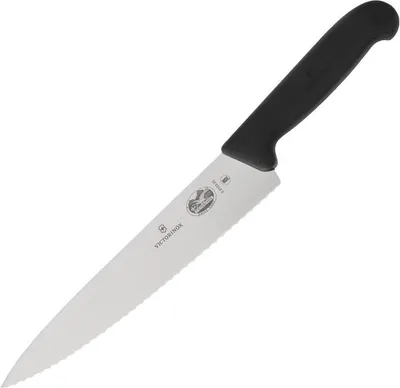 Produktbild von Victorinox Fibrox Officemesser Wellenschliff 22cm
