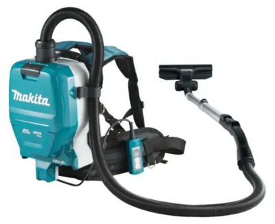 MAKITA Rucksackstaubsauger 18Vx2 DVC261ZX11 mit 2L Behälter und HEPA-Filter