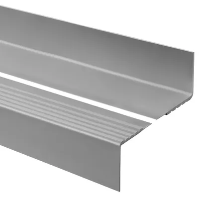 Obrázok produktu pre QUEST Protišmykový schodiskový profil RDD PVC, ochrana schodov, 40x60mm, tmavosivá