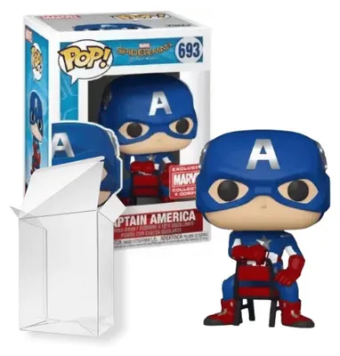 Zdjęcie produktu dla Funko Pop! Marvel: Homecoming – Kapitan Ameryka #693 (edycja ekskluzywna dla Collector Corps)