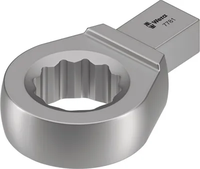 Produktbild von WERA Einsteck-Ringschlüssel Form C SW 30 Stahl 18 x 14 mm