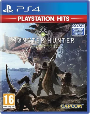 Produktbild von Capcom Monster Hunter World, Playstation Hits, PlayStation 4, Multiplayer-Modus, T (Jugendliche)