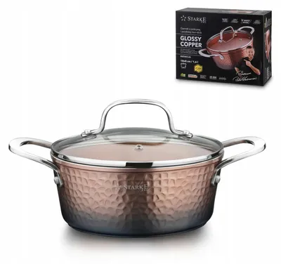 Produktbild von Starke PRO Topf Induktion für Backofen Kupfer 1,6 L