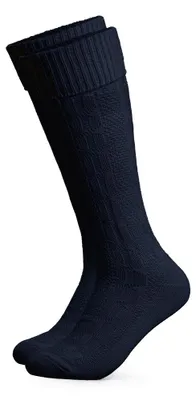 Produktbild von HerzSticht Herren Lange Trachtensocken 1er Pack (Modell: Silberdistel)