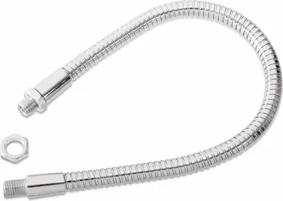 Produktbild von Schwanenhals 600 mm in Stahl- Chrom Ausführung, Gewinde M8x0,75