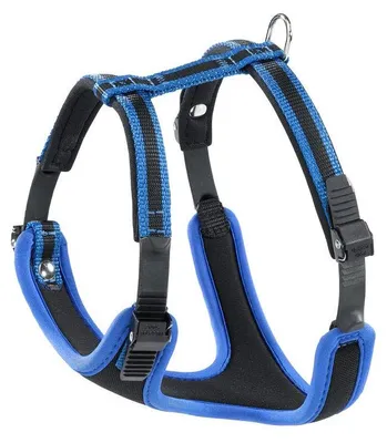 Obrázok produktu pre Ferplast Ergocomfort P, Pes, Vestový postroj, S, Čierna, Modrá, Jednofarebné, 56 cm