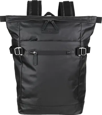Produktbild von Greenburry Waterproof Aviator Rucksack wasserabweisend Backpack 5917, Farbe:Schwarz
