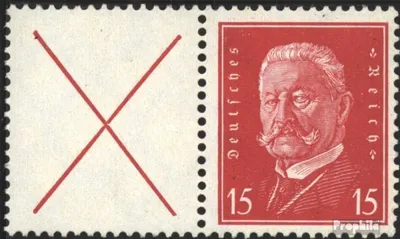 Produktbild von Briefmarken Deutsches Reich 1928 Mi W30.1 gestempelt Reichspräsidenten