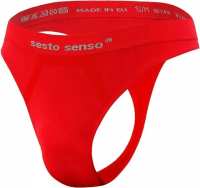 Produktbild von Sesto Senso - CL13 - Pánská tanga STRING Brief - červená - L/XL