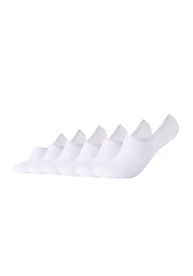 Produktbild von Camano Füßlinge 6er-Pack Classics mit druckfreiem Komfortbund weiß 43-46