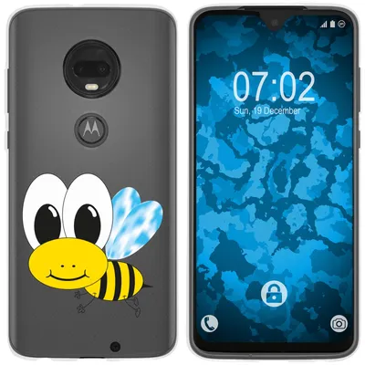 Produktbild von PhoneNatic Case kompatibel mit Motorola Moto G7 Plus Silikon-Hülle Cutiemals M1