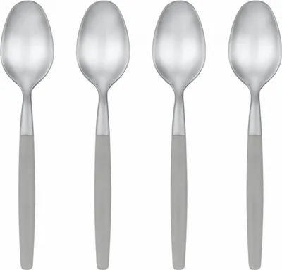Produktbild von Blomus Set 4 Espressolöffel Maxime Mourning Dove, Edelstahl, Kunststoff, 11 cm, 64352