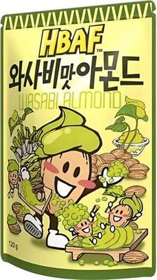 Immagine prodotto di HBAF Mandorla tostata Wasabi 120g