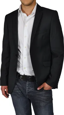Produktbild von Weis - Lanificio Tessuti Italia - Fashion Fit - Herren Baukasten Sakko in verschiedenen Farben, Marco F (229062/141300), Farbe:Anthrazit(01), Größe:98