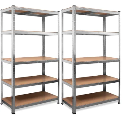 Produktbild von 2x Schwerlastregal - 170x75x30cm - 5 Regalböden - max. 350kg Traglast
