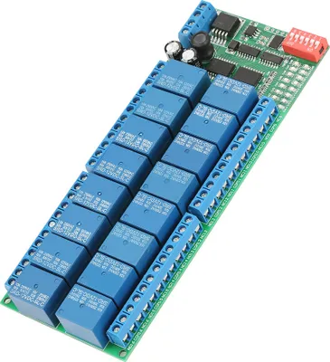 Produktbild von Modbus-Relais, 255 Sekunden maximale Verzögerung RS485 DC 12 V Arbeitsspannung 11 mA Standby-Strom MODBUS RTU-Befehlssteuerungsmodus, für Factory Home
