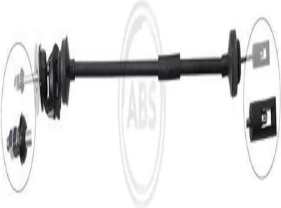 Produktbild von A.B.S. K23340 Kupplungsseil Seilzug passend für PEUGEOT 205 II (20A/C)