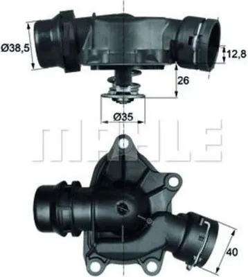 Produktbild von Mahle Thermostat für BMW 5er 7er