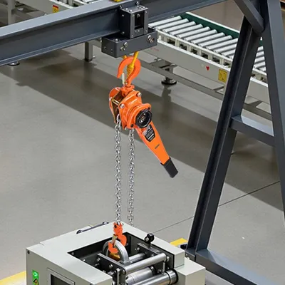 Obrázok produktu pre Ručný reťazový zdvihák, nosnosť 3T 3000 kg, ťažká úprava, 3 m zdvih, reťaz z legovanej ocele G80 s dvojitou mechanickou brzdou, otočné háky o 360°, pre skladové konštrukcie a garáže