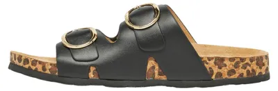 Produktbild von s.Oliver Damen Pantoletten – Leder-Optik mit Schmuck-Detail