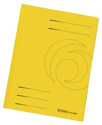 Productafbeelding van Herlitz 11076437, A4 insteekmap, gerecycled, intens geel, manilakarton, 320 g/m²