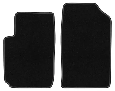 Produktbild von Velours-Fußmatten Vorne für Citroen Xsara Picasso 1997-2010 (Minivan) – 2-tlg, Schwarz, passgenau – Wielganizator BASIC