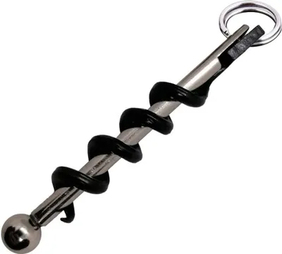 Immagine prodotto di Mini cavatappi tascabile portachiavi in acciaio inox per viaggi in campeggio