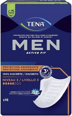 Image de Tena Men Active Fit Level 3 - 1 paquet de 16 protections