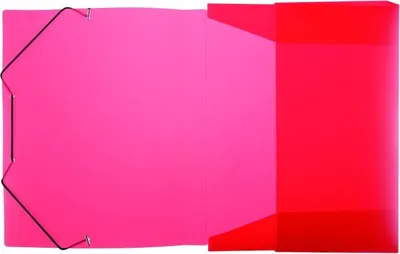 Produktbild von Heftbox / DIN A4 / aus PP / Farbe: transluzent rot