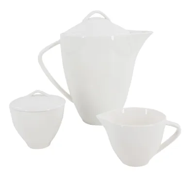 Zdjęcie produktu dla 5-częściowy zestaw Noble (dzbanek 1600 ml, dzbanek na mleko 150 ml, dzbanek na cukier 150 ml)
