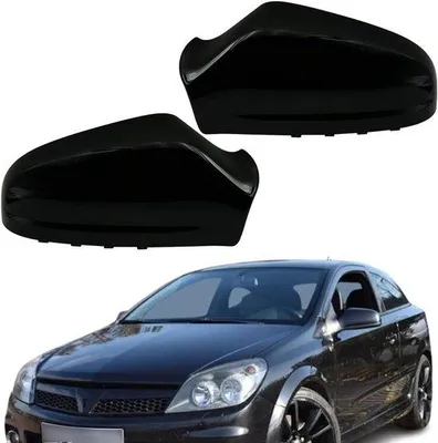 Image de Cache pour rétroviseur arrière - noir - pour Astra H MK5 - 2004-2009