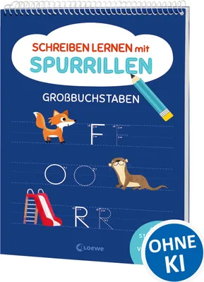 Produktbild von Schreiben lernen mit Spurrillen - Großbuchstaben