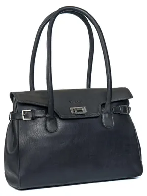 Produktbild von Benthill Damen Handtasche Echt-Leder | Henkeltasche aus weichem hochwertigem Rindsleder | Vintage Fashion Bag Beutel Shopper | Schultertasche
