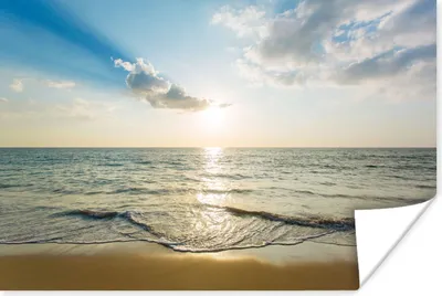 Produktbild von MuchoWow® Poster Meer - Sommer - Strand 180x120 cm - Fotoplakat