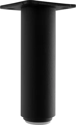 Produktbild von Simausrom Möbelfuß Dekorfuß Tischfuß ø 30 mm Länge 100 mm Aluminium schwarz