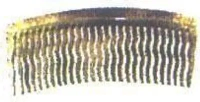 Produktbild von Seitenkamm Havanna 14 cm Wellzahn, ca. 14 cm, havanna