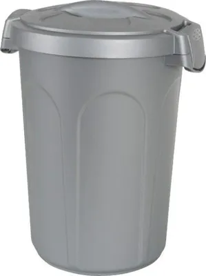 Image de KERBL Tom 16 kg 46 l Bac à nourriture pour chiens - 44,5 x 40 x 61 cm - Gris