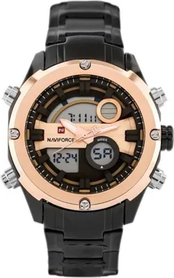 Produktbild von Analog-Digital Uhr NF9088M mit 46 mm Gehäusedurchmesser und Mineralglas